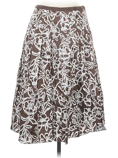 Pre-owned Liz Claiborne Casual Skirt In Brown