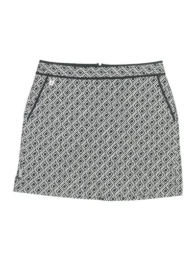 Pre-owned Liz Claiborne Casual Skirt In Gray