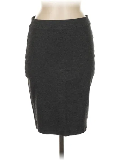 Pre-owned Liz Claiborne Casual Skirt In Gray