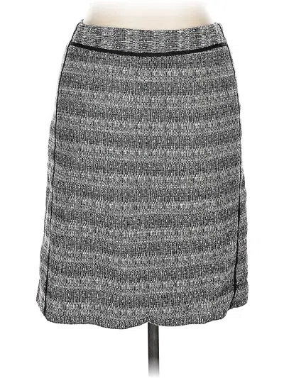 Pre-owned Liz Claiborne Casual Skirt In Gray