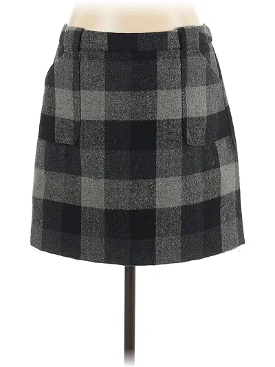 Pre-owned Liz Claiborne Casual Skirt In Gray