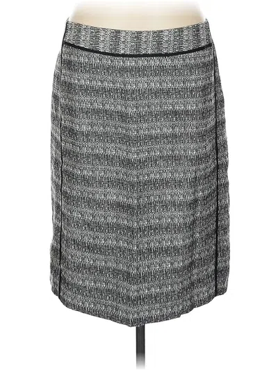 Pre-owned Liz Claiborne Casual Skirt In Gray