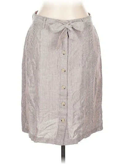 Pre-owned Liz Claiborne Casual Skirt In Gray