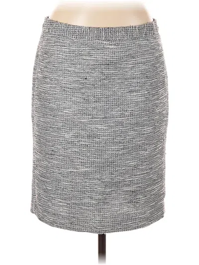 Pre-owned Liz Claiborne Casual Skirt In Gray
