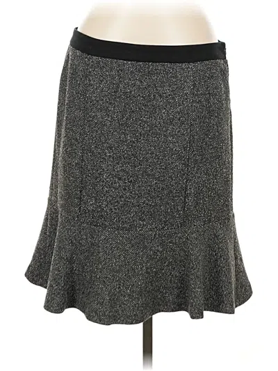 Pre-owned Liz Claiborne Casual Skirt In Gray