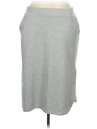 Pre-owned Liz Claiborne Casual Skirt In Gray