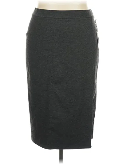 Liz Claiborne Casual Skirt In Gray