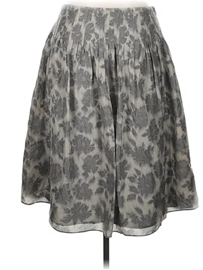Pre-owned Liz Claiborne Casual Skirt In Gray