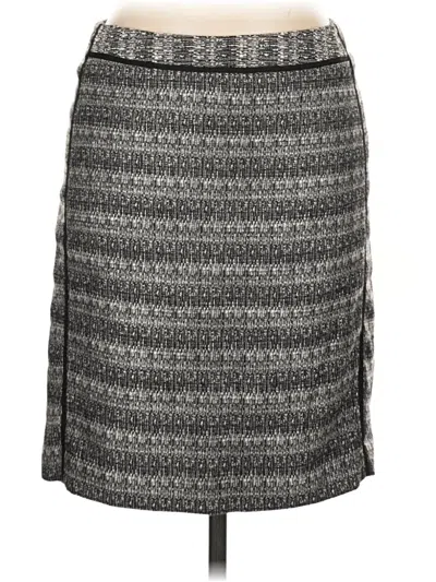 Pre-owned Liz Claiborne Casual Skirt In Gray