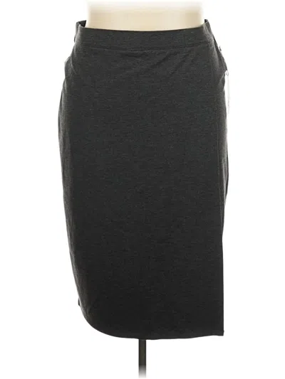 Liz Claiborne Casual Skirt In Gray