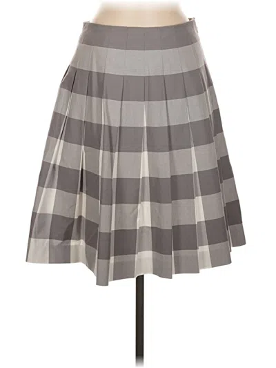 Pre-owned Liz Claiborne Casual Skirt In Gray