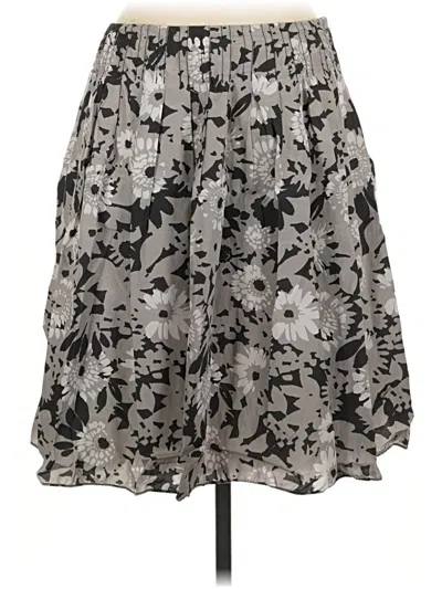 Pre-owned Liz Claiborne Casual Skirt In Gray
