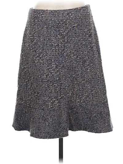 Pre-owned Liz Claiborne Casual Skirt In Gray
