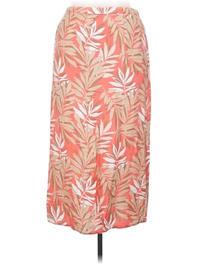 Pre-owned Liz Claiborne Casual Skirt In Orange