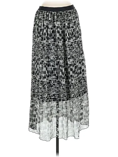 Pre-owned Liz Claiborne Casual Skirt In Silver