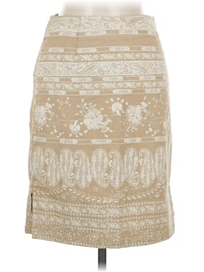 Pre-owned Liz Claiborne Casual Skirt In Tan