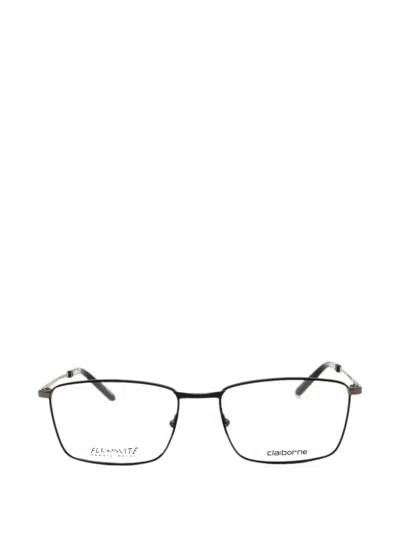 Liz Claiborne Cb 267 Rectangle-frame Glasses In Red
