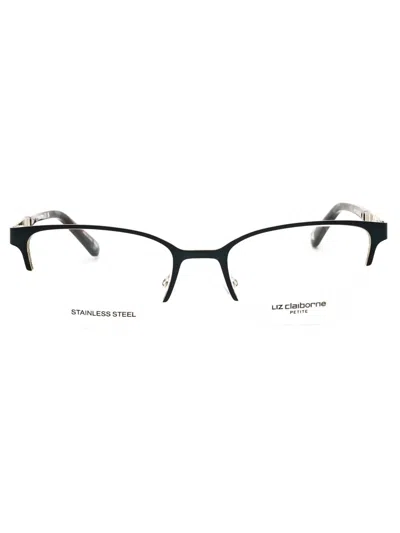 Liz Claiborne Chic Cat-eye Mini Eyeglasses In Black