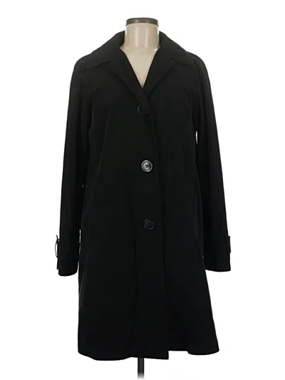 Pre-owned Liz Claiborne Coat In Black