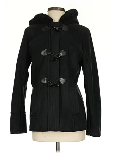 Pre-owned Liz Claiborne Coat In Black