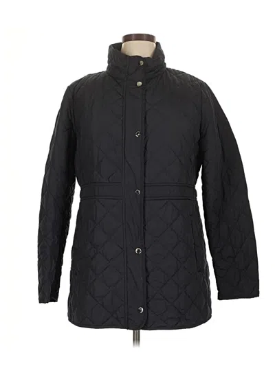 Pre-owned Liz Claiborne Coat In Black