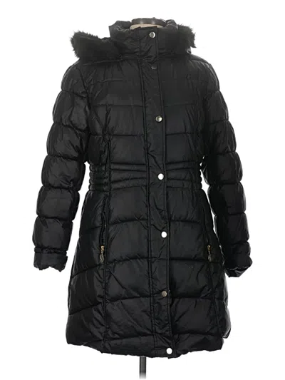 Pre-owned Liz Claiborne Coat In Black