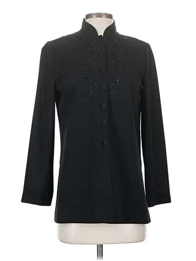 Pre-owned Liz Claiborne Coat In Black
