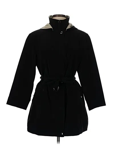 Pre-owned Liz Claiborne Coat In Black