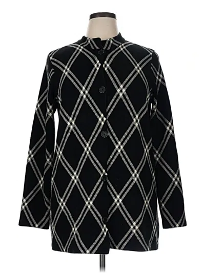 Pre-owned Liz Claiborne Coat In Black