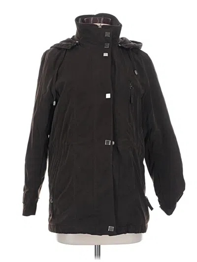 Pre-owned Liz Claiborne Coat In Black