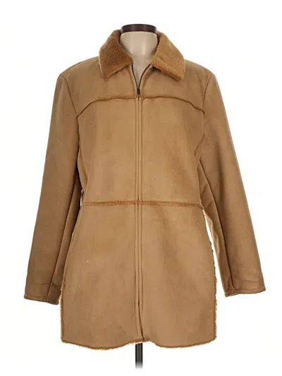 Pre-owned Liz Claiborne Coat In Brown