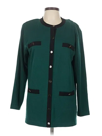 Pre-owned Liz Claiborne Coat In Green