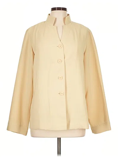 Pre-owned Liz Claiborne Coat In Ivory