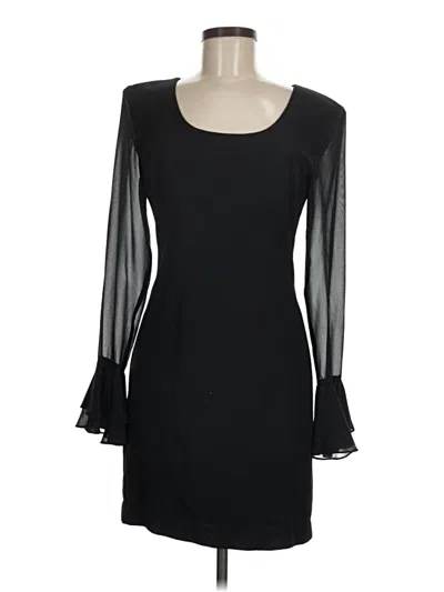 Pre-owned Liz Claiborne Cocktail Dress In Black