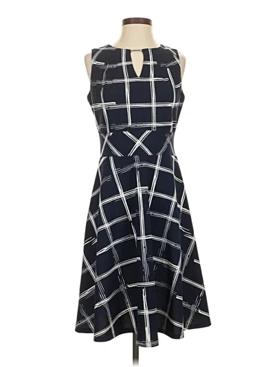 Pre-owned Liz Claiborne Cocktail Dress In Blue