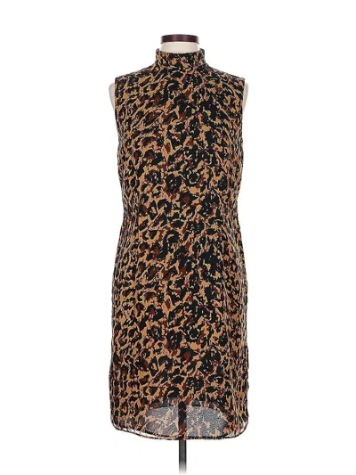Pre-owned Liz Claiborne Cocktail Dress In Brown