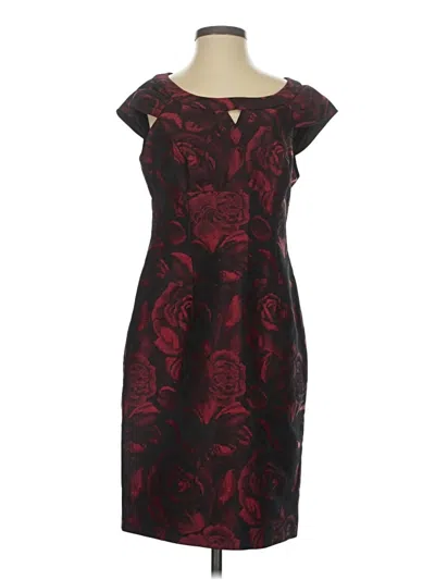 Liz Claiborne Cocktail Dress In Burgundy