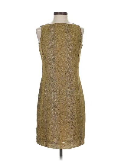 Pre-owned Liz Claiborne Cocktail Dress In Gold