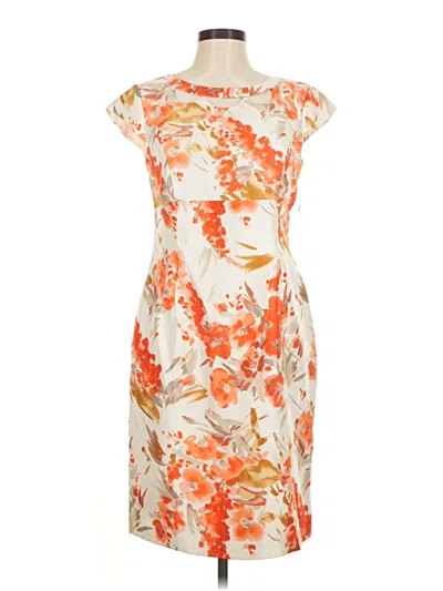 Pre-owned Liz Claiborne Cocktail Dress In Orange