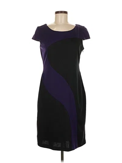 Pre-owned Liz Claiborne Cocktail Dress In Purple