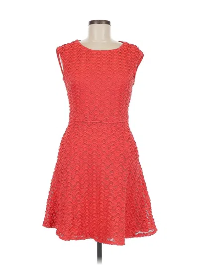 Pre-owned Liz Claiborne Cocktail Dress In Red