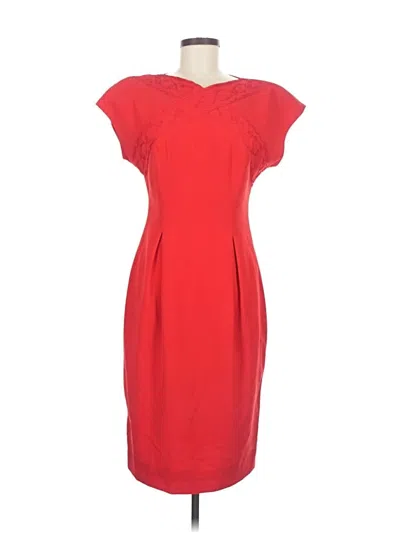 Pre-owned Liz Claiborne Cocktail Dress In Red