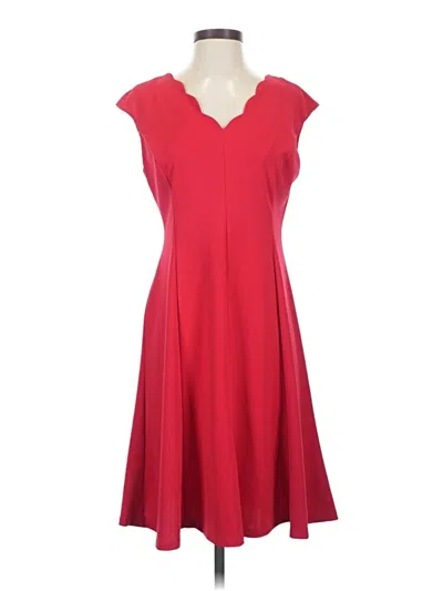 Pre-owned Liz Claiborne Cocktail Dress In Red