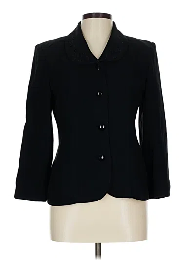 Pre-owned Liz Claiborne Collection Blazer Jacket In Black