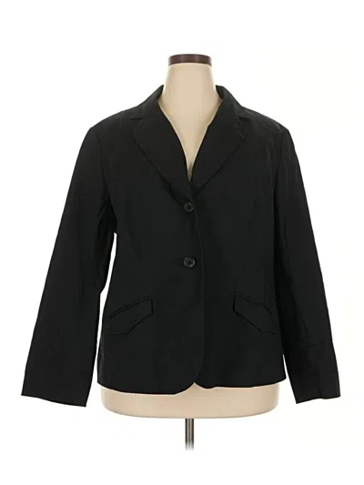 Pre-owned Liz Claiborne Collection Blazer Jacket In Black
