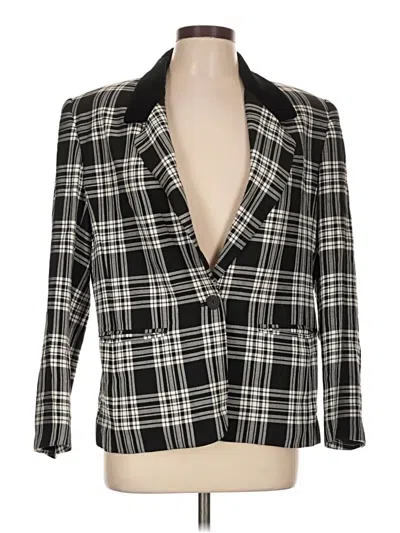 Pre-owned Liz Claiborne Collection Blazer Jacket In Black