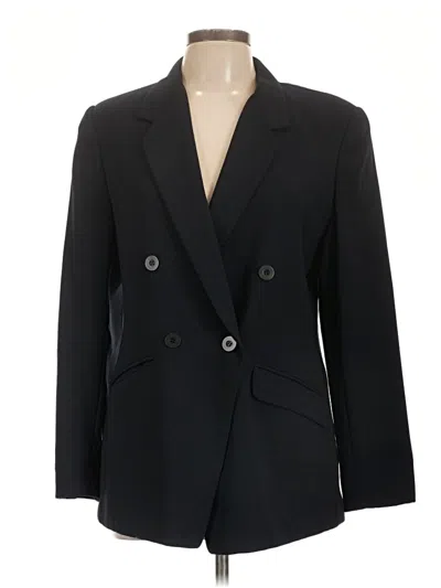 Pre-owned Liz Claiborne Collection Blazer Jacket In Black