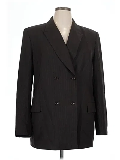 Pre-owned Liz Claiborne Collection Blazer Jacket In Black