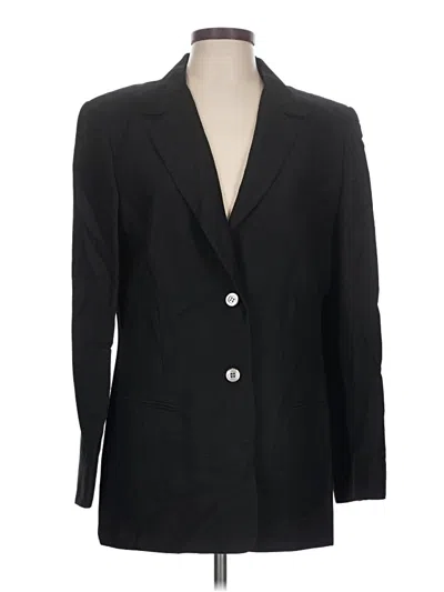 Pre-owned Liz Claiborne Collection Blazer Jacket In Black