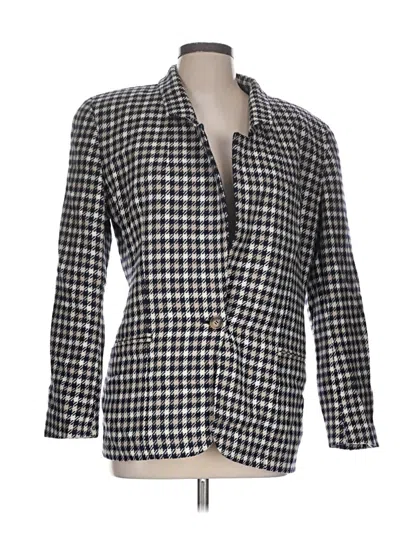 Pre-owned Liz Claiborne Collection Blazer Jacket In Blue